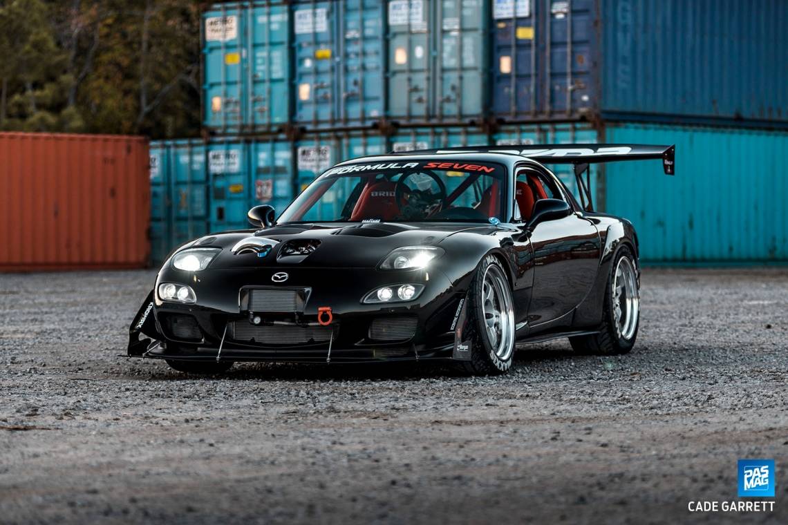 PASMAG's tweet photo. The RX-7 with the heart of Le Mans and the soul of Formula 1. https://t.co/tuuAk9PMCT #motormonday #mazda #rx7 #4rotors #rotary #turbocharged #pasmag https://t.co/QLqahr3dcL