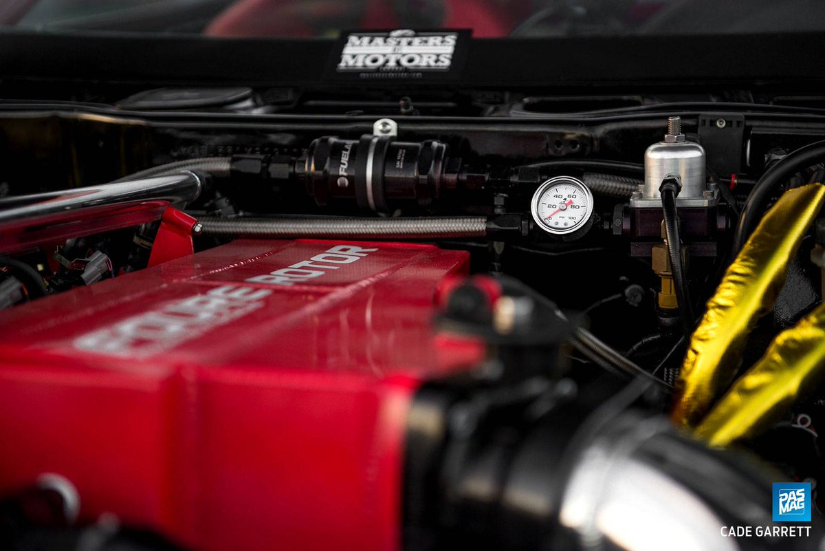 PASMAG's tweet photo. The RX-7 with the heart of Le Mans and the soul of Formula 1. https://t.co/tuuAk9PMCT #motormonday #mazda #rx7 #4rotors #rotary #turbocharged #pasmag https://t.co/QLqahr3dcL