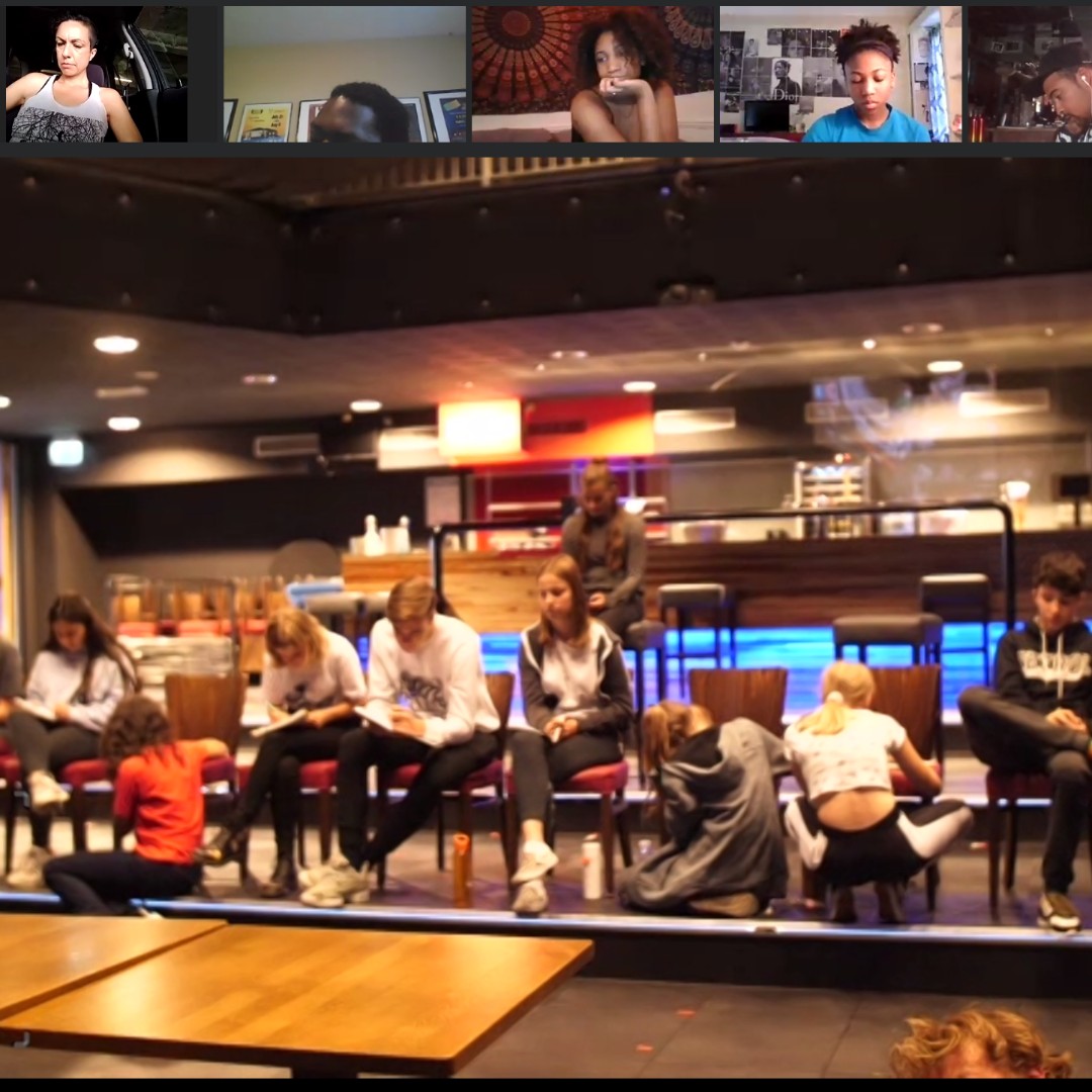 7StagesATL's tweet photo. #YouthCreates2020 joins @Duycker in Holland today for Day 1 of our 2 week virtual exchange this morning/their evening. Creating art across oceans and time today! #7StagesATL #FiercelyWeird #YouthCreates #AtlantaTheatre #Atlanta #InternationalTheatre #L5PATL https://t.co/j0W1RK5gd2