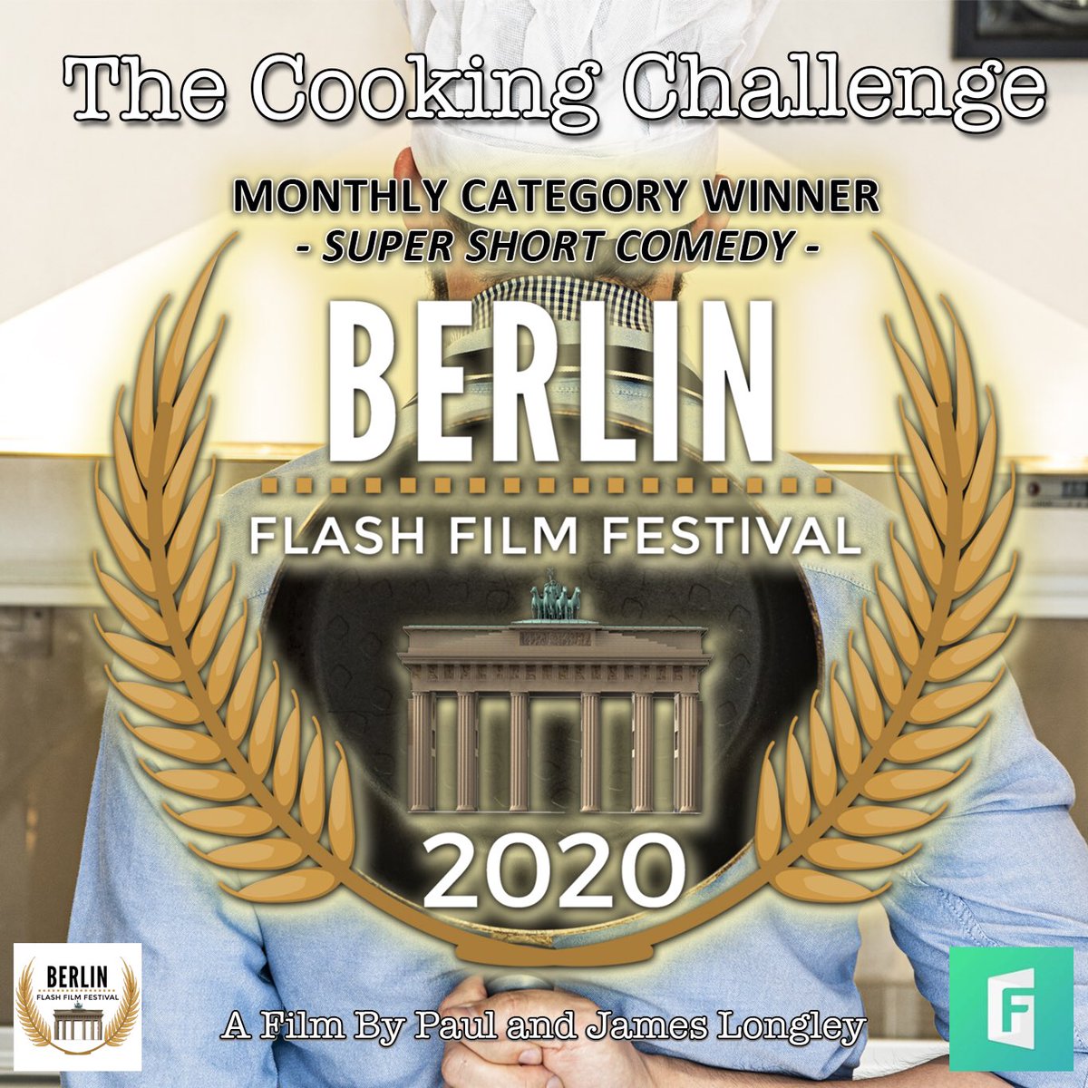 PaulLongley's tweet image. Delighted to hear that “The Cooking Challenge” just won “Super Short Comedy” at Berlin Flash Film Festival @bfinetwork @FilmFreeway #shortitout #shortcomedy #sketchcomedy #comedy #filmmaking