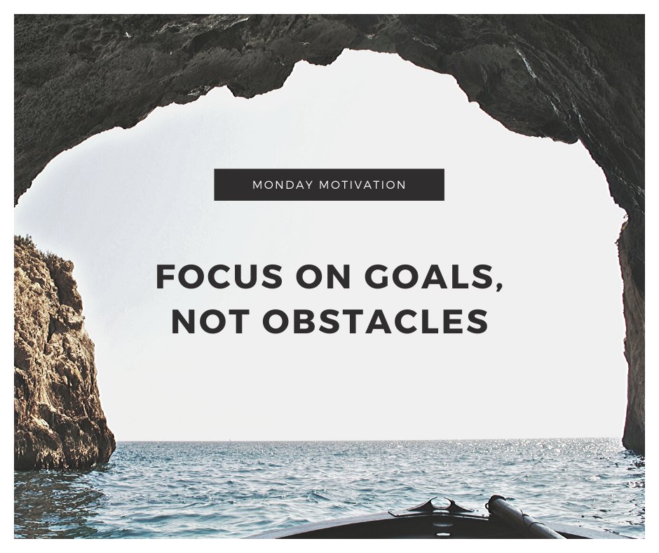 RandySpringer13's tweet photo. Focus on goals, not obstacles.
#mondaymotivation #goals #greatness https://t.co/oZT8OhPRb2