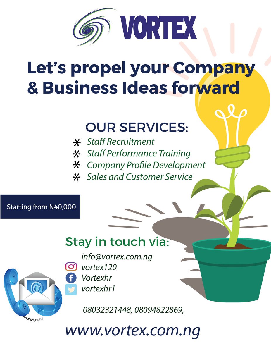 vortexhr1's tweet photo. Get the right staff for your Organization working with Vortex. Take advantage of our ongoing discount.

#efcc #efccprobesizeiyamu #ondomissingfunds https://t.co/pZ80cXKEN5