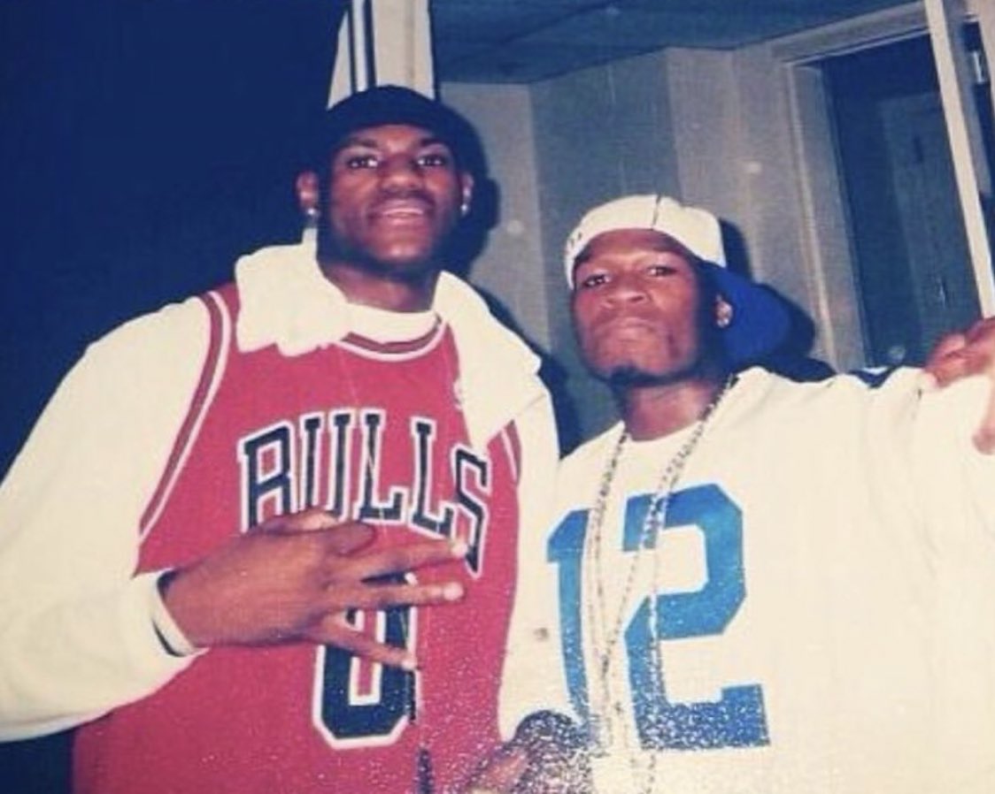 18-year-old LeBron with 50 Cent in 2003. Happy birthday, 50. 📸