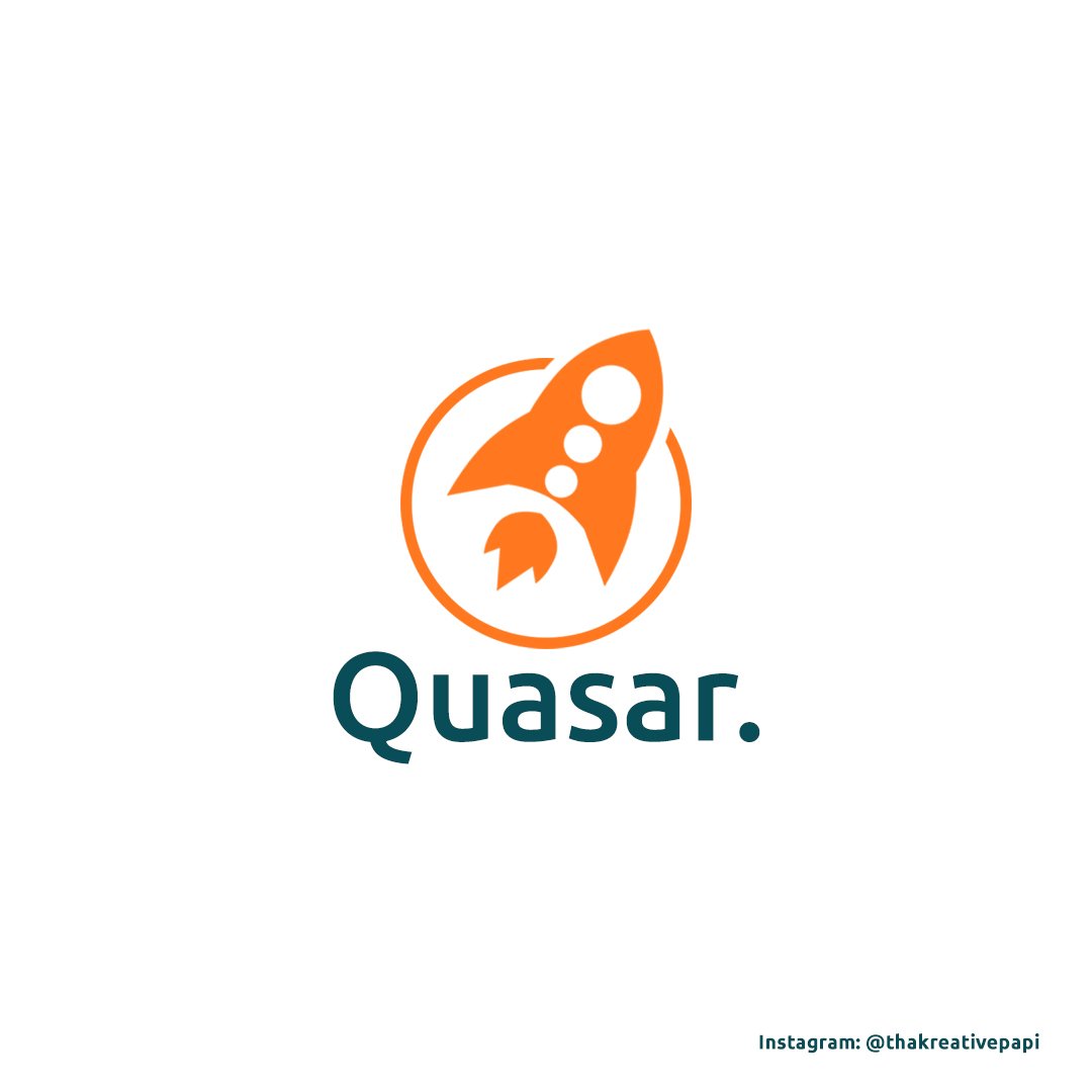 thevoiceoverbea's tweet photo. Prompt 1/50
My first prompt was to design a Rockship under any of the following space names (Aerospace, Quasar, Comet and Axis) and I decided to go with Quasar.
#DLCLogo #abstractlogo #logomark #logochallenge #thakreativepapi #spacelogo #rocketship #dailylogochallenge https://t.co/sq4Ui8JviJ