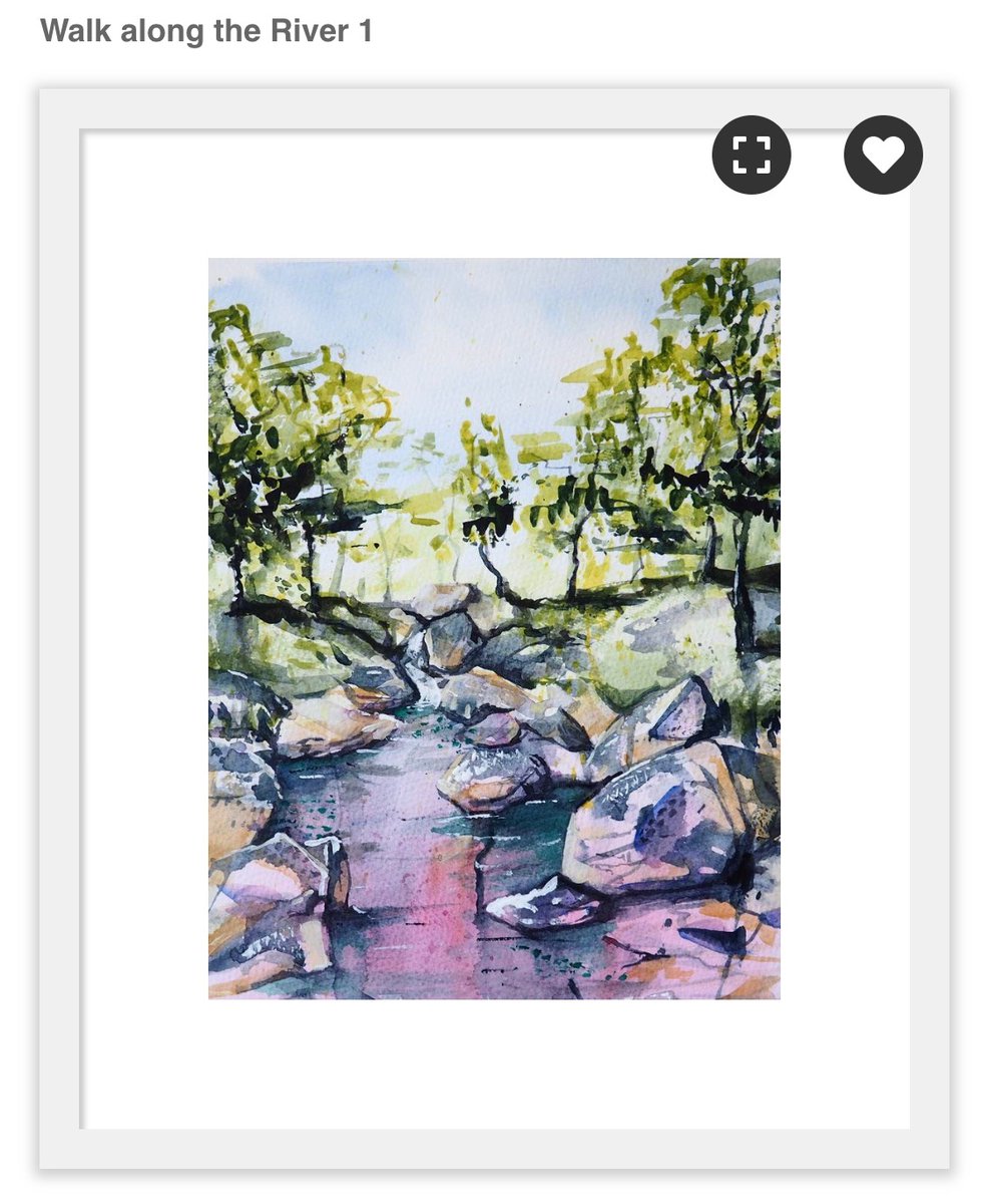 *•FoR SaLe•*
Watercolour painting inspired by the River Dart. A beautiful and tranquil place to watch the day go by 🐿🐝🦊🐯🦁

✩°｡⋆⸜(ू｡◕ω◕｡)ooO(fantabulous)

<a href="/meedydoofa/">💚#Meedydoofa - the art & craft community🧡</a> 
#RiverDart #Dartmoor 
saatchiart.com/art/Painting-W…
