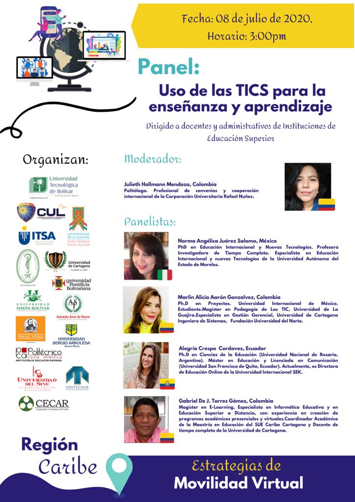 MaestriaPTic's tweet photo. Invitados a participar en este evento, Miércoles 08 de Julio,3:00 p.m,inscripción: https://t.co/YvTmmB2UTc @UniLaGuajira @MaestriaPTic  @maaron12 @cuesta_rosalba https://t.co/CXEKfOU0Rs