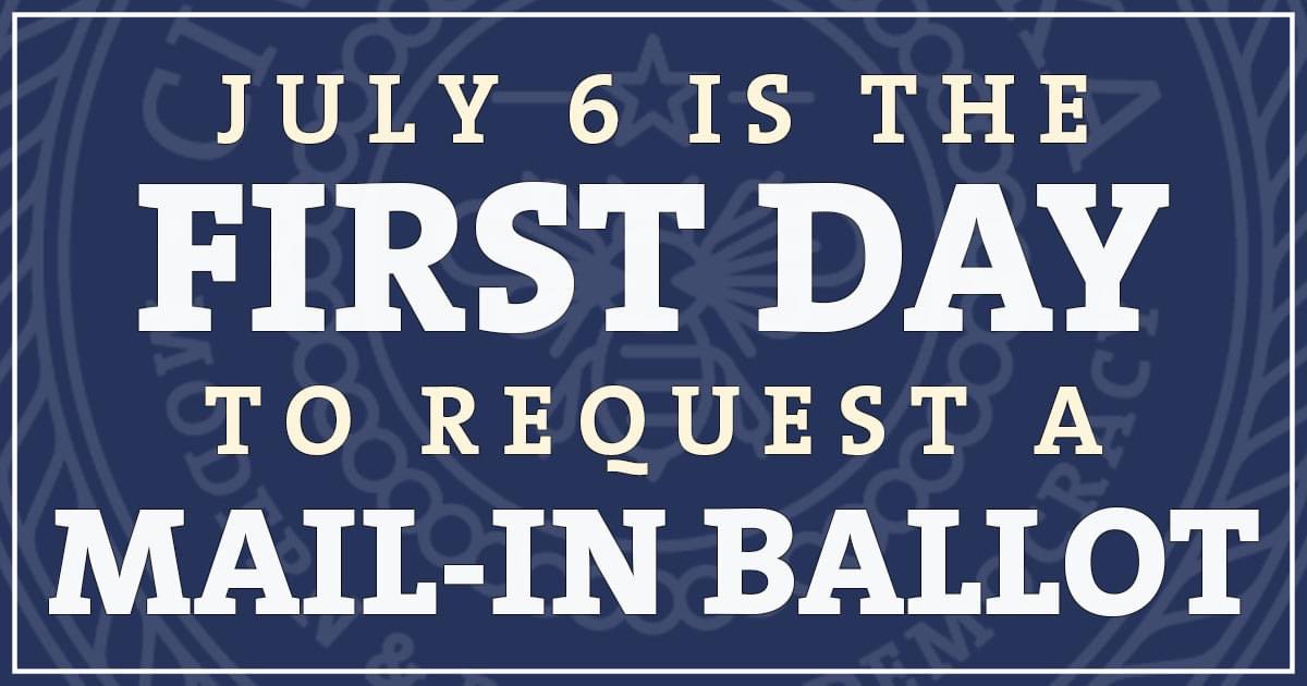 It's 120 days until the Nov. 3 election – which means the window to request an early mail-in ballot is now open. Go to civicnebraska.vote and we can help you get your vote-by-mail request started.