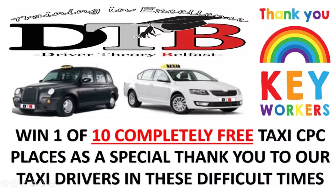 drivertheorybel's tweet photo. See Facebook post below for full details
https://t.co/n8OE7HKEVe
#taxi #cpc #tdpt #DTB #DVA #free #competition #keyworkers #belfast https://t.co/zxMlKNdBRa