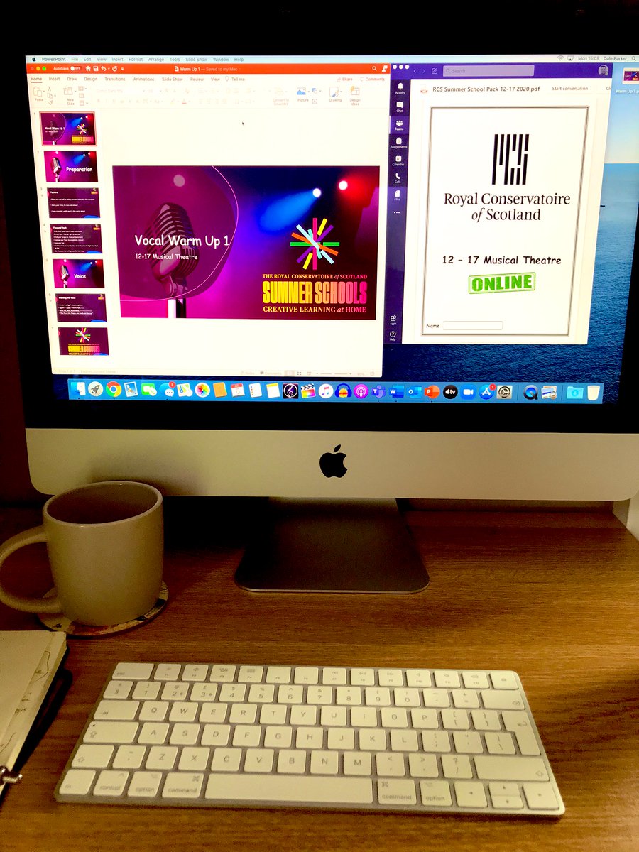 Preparations and timetabling underway for the first few Musical Theatre Summer Schools at <a href="/RCStweets/">Royal Conservatoire of Scotland</a> - it’s a first for me! Looking forward to meeting and working with the 40 young people signed up 🙂🎼🎭