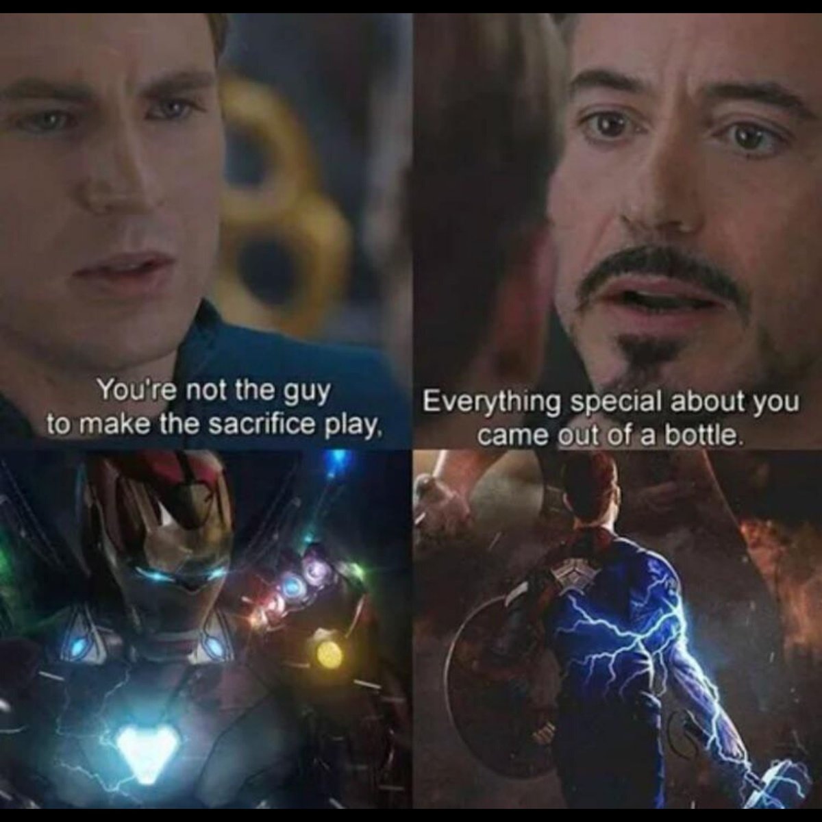 CreateLoud's tweet photo. 😭  

#marvel #marvelmemes #tonystark #ironman #captainamerica #createloud #podcast #endgame #avengers #captainamerica https://t.co/2YlR58hICh