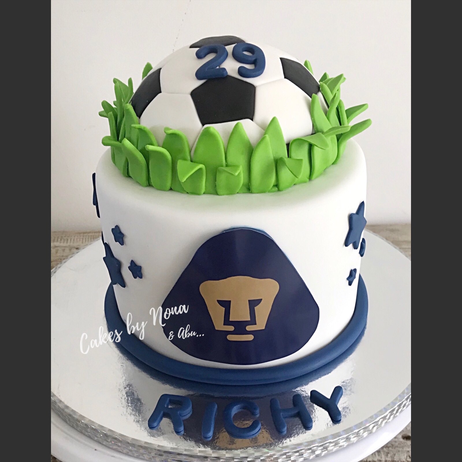 Club Universidad Nacional Pumas Logo Edible Cake Topper Image ABPID06102 |  