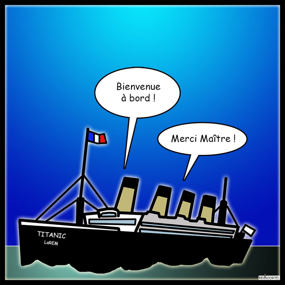 Axilya Humour Naufrage Jeancastex Remaniementministeriel France Titanic