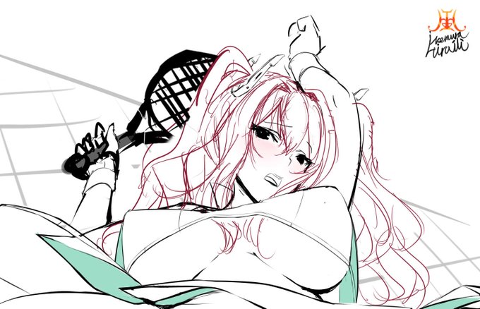 テニスレッスン中のブレマートン
term48制作中～

#アズールレーン  #ブレマートン 