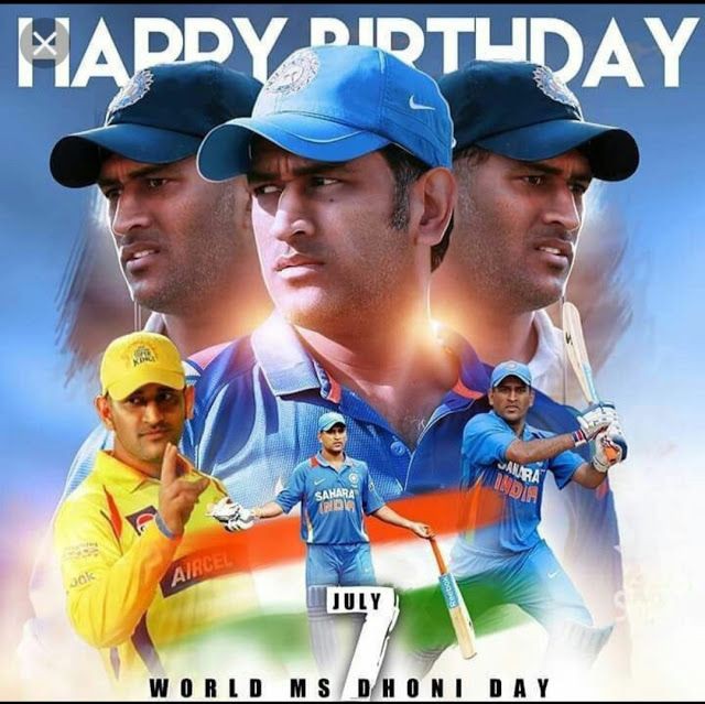 NANDHU321's tweet photo. Advance happy Birthday THALA MSD My inspiration https://t.co/6zTkagagRv