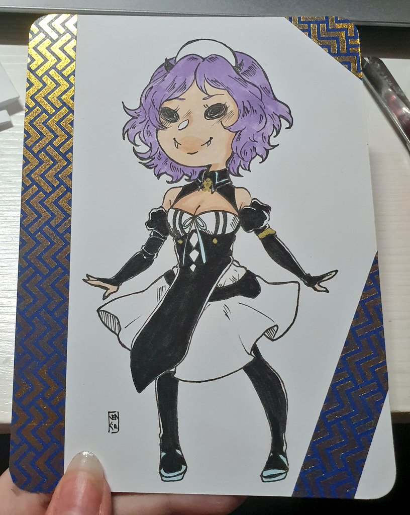 Nen_K0's tweet photo. I made a chibi Chess Belle card o^o !
#ons #OwariNoSeraph #owasera #seraphoftheend #ChessBelle https://t.co/ruPIOExjtk