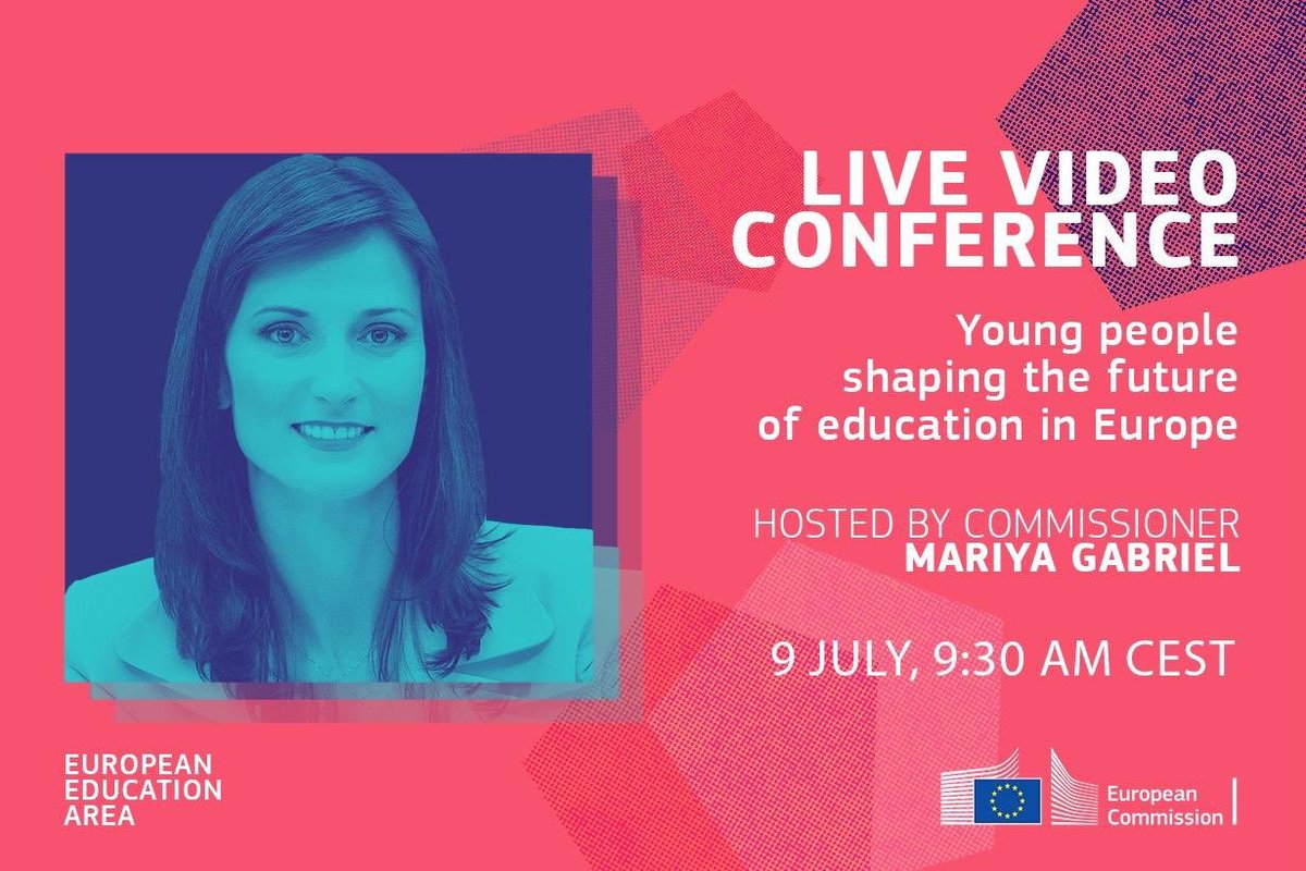 We want #EuropeanEducationArea that is more #inclusive, #digital &amp; #green &amp; focused on #teachers &amp; #students. 

To achieve our goals, dialogue w/ young people is key! 

Join us for conference w/ #youth representatives:
🟢 9 July at 9:30 CET
👉europa.eu/!yN46rv