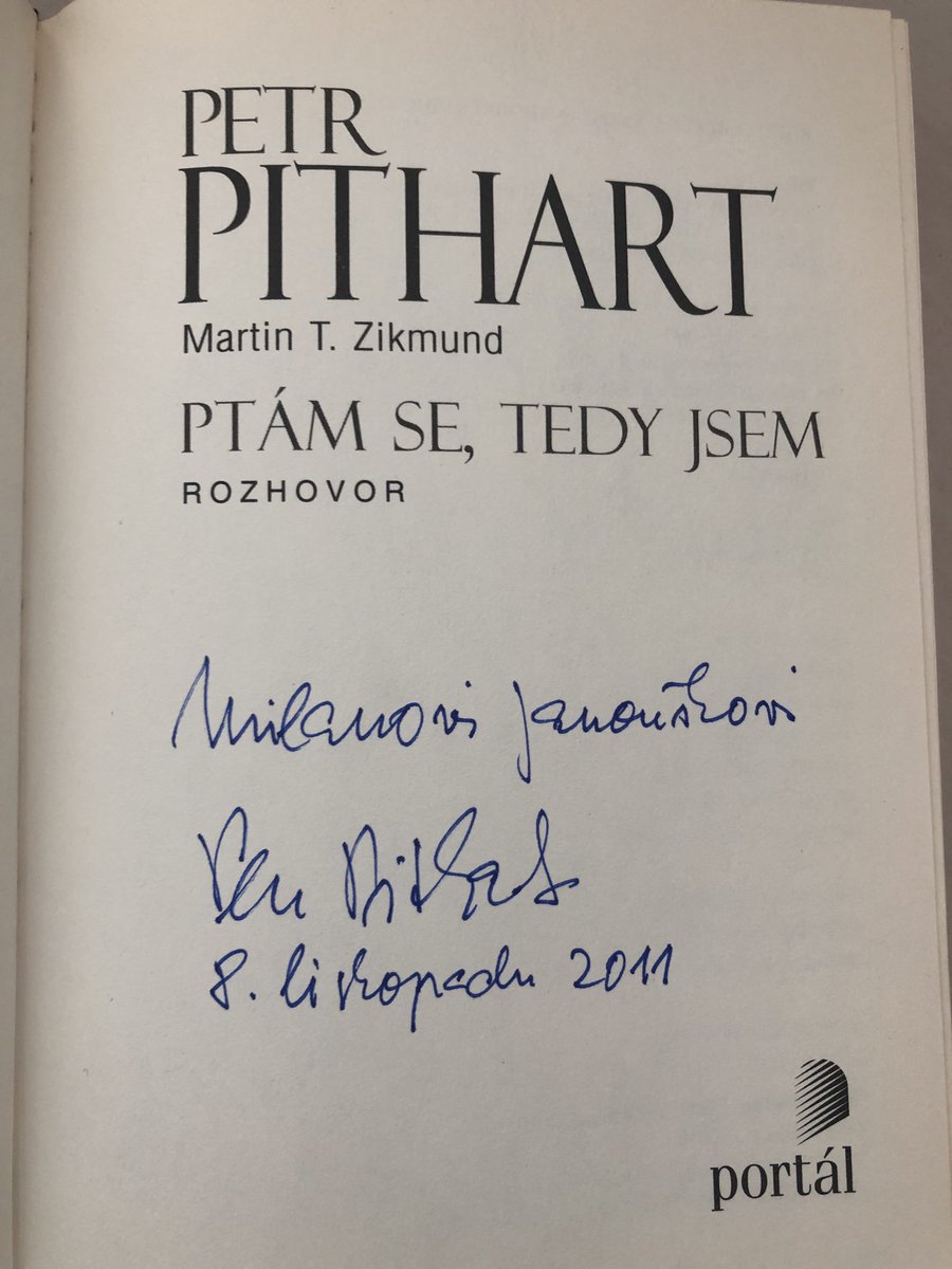 MejlaJanousek's tweet photo. Po letech znovu čtu knižní rozhovor s Petrem Pithartem, jedním z mála vyučujících na Právnické fakultě UK, z jejichž přednášek jsem si něco odnesl a  jedním z nemnoha českých politiků, kterým šlo o víc než jen o moc.
#reading #pithart https://t.co/1DQOIM12qB
