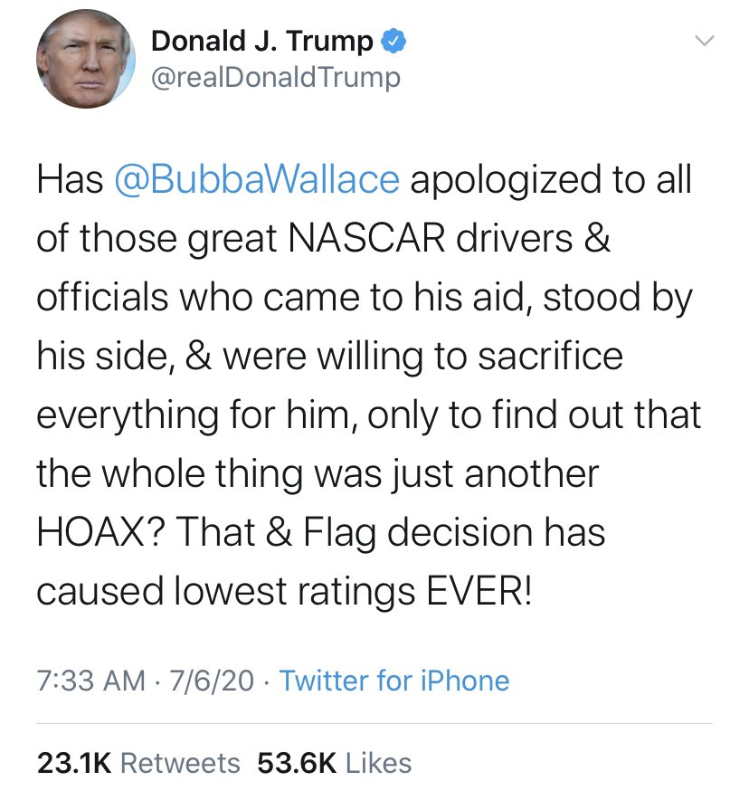 Barstool’s Kirk Minihane show: Bubba Wallace “should have to own that statement.” It wasn’t a noose. “Structural racism” is a “belief.”Donald Trump: Bubba Wallace should have to apologize. It was a “another hoax.”This was a noose 