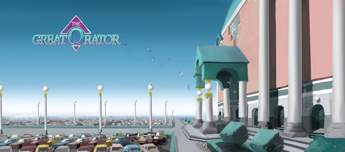 My new vr project The Great Orator is moving along nicely. You will be able to explore an infinite parking lot and a giant structure in the middle that broadcasts a perpetual automatically generated oration.  You are free to go wherever whenever! #conceptart #vr #oculusquest