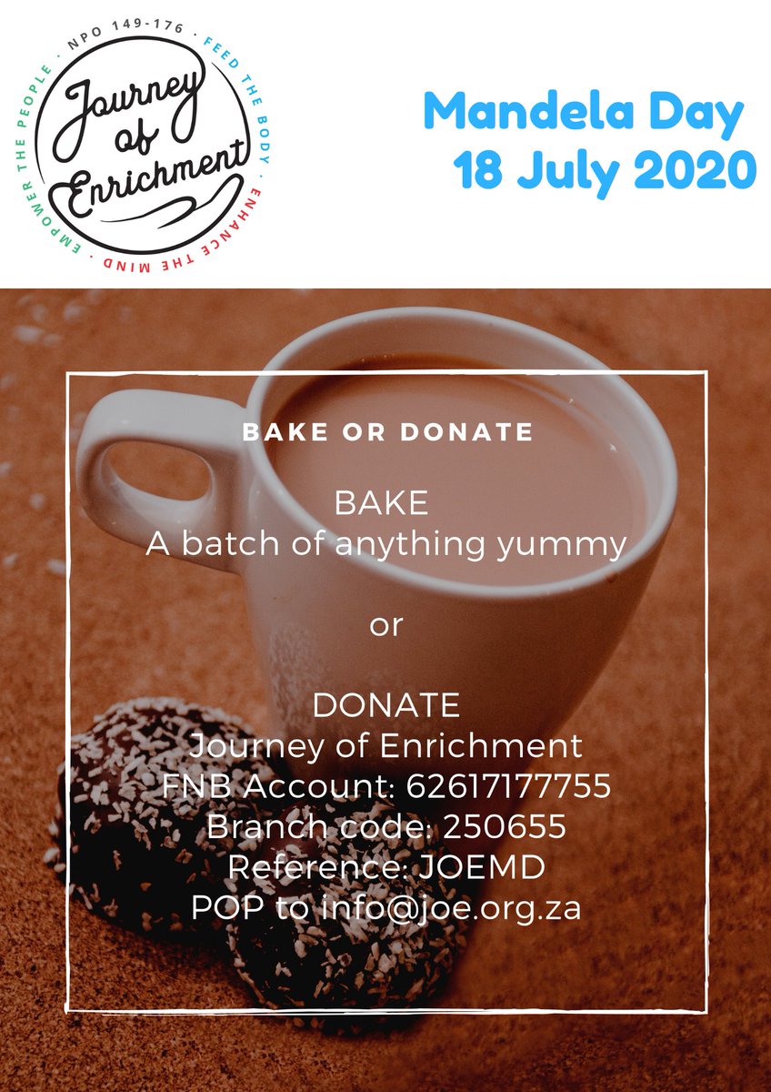 journeyofenrich's tweet photo. #mandeladay doing something special for the homeless in #CapeTown 
#joinourefforts #journeywithus #journeyofenrichment https://t.co/8edhV2voHi