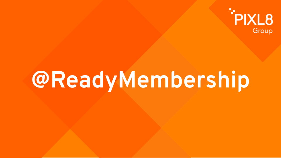 pixl8's tweet photo. Welcome to the Twitter world @ReadyMembership. Follow our dedicated, new account for latest news on Pixl8's member experience platform. https://t.co/qIc6PxTNo6