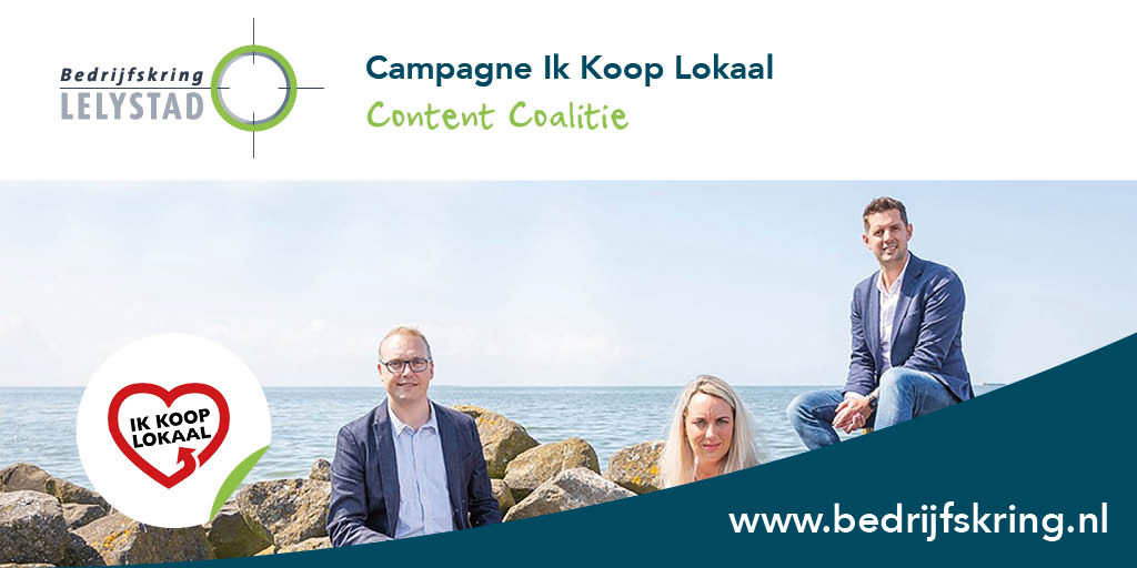 bedrijfskring's tweet photo. Met #ikkooplokaal zet BKL ondernemers in het zonnetje. Deze week lees je in de @FlevoPost_nl hoe de @ContentCoalitie de crisis heeft ervaren. "Ondernemen in coronatijd. Dat betekent in ons geval slim en creatief omgaan met de huidige omstandigheden." https://t.co/xcqzqxiLQO https://t.co/yMv4CyQuN7