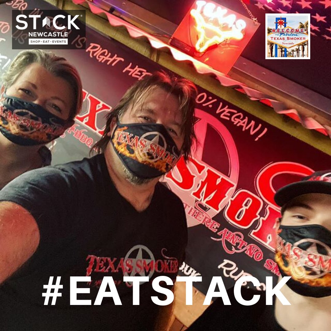 StackNewcastle's tweet photo. #OpenToday in Unit 36!
#BookNowToAvoidDisappointment!
#Smokehouse #TexasSmokerUk #bbq #burger #bbqbrisket #Newcastle #StackNewcastle #TexasSmokerFaceMask #ShopStack #EatStack #NewcastleUponTyne #ShopLocal #WeAreOpen #AllinThisTogether #StackNewcastle #GovernmentGuidelines https://t.co/gy8IEgUoc6