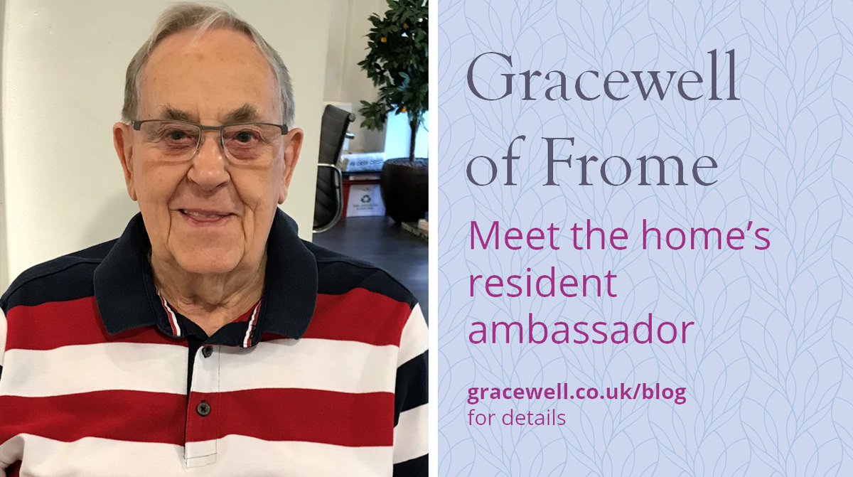 GracewellHealth's tweet photo. Meet #GracewellofFrome’s Resident Ambassador: Rowland, Roly to his friends, aged 94, was born in Eton, Berks. He is a much-loved resident at the home. Read more here → https://t.co/NHAiQ8HIHH https://t.co/p2l6Gn1UZ8