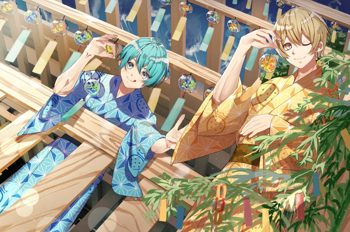 浴衣なころんくん💙🎋 #すとぷりギャラリー