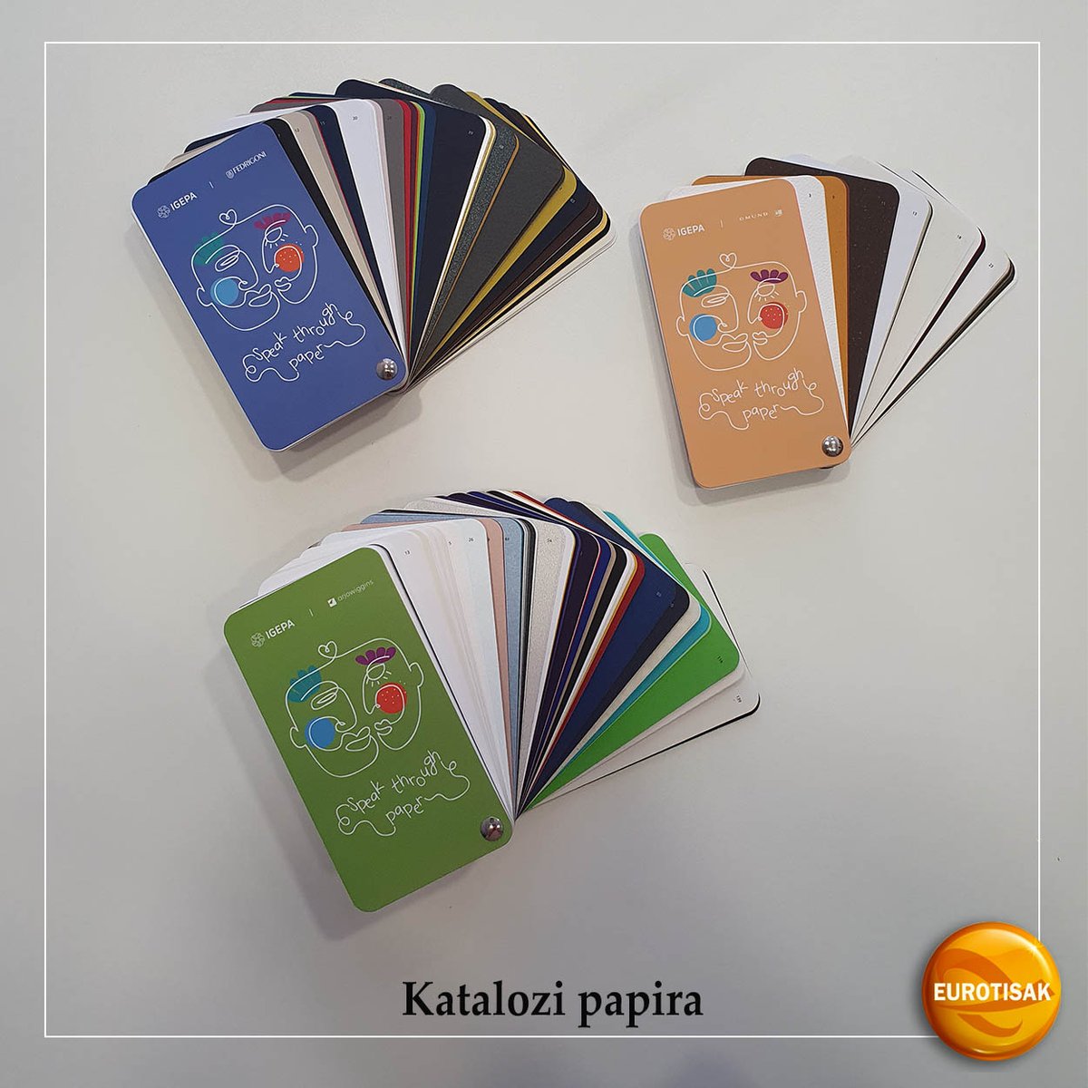 Eurotisak's tweet photo. Još malo novih papira...
📍Reciklirani papiri🌸🌺🌳
📍Katalozi papira🙃
📍Raw papir😊
#papiri #igepa #katalozipapira #rawpapir #recikliranipapir #ekopapir #paper #recycledpaper #ecopaper #ekoloskipapir #tisak #print #eurotisak #zagreb #croatia https://t.co/GX4qcFa4A3