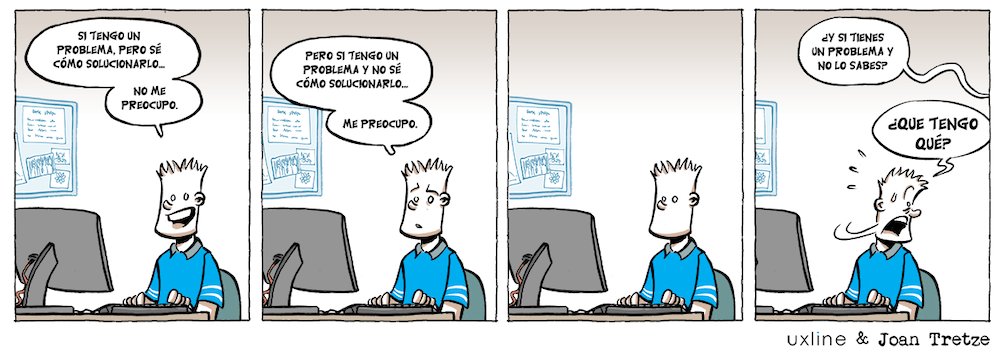 uxline's tweet photo. Unknown Unknowns... 
#ux #Investigación #research 
Nuevo cómic de @JoanTretze en https://t.co/fJY0NwlUYQ https://t.co/6TqlBfgfJF