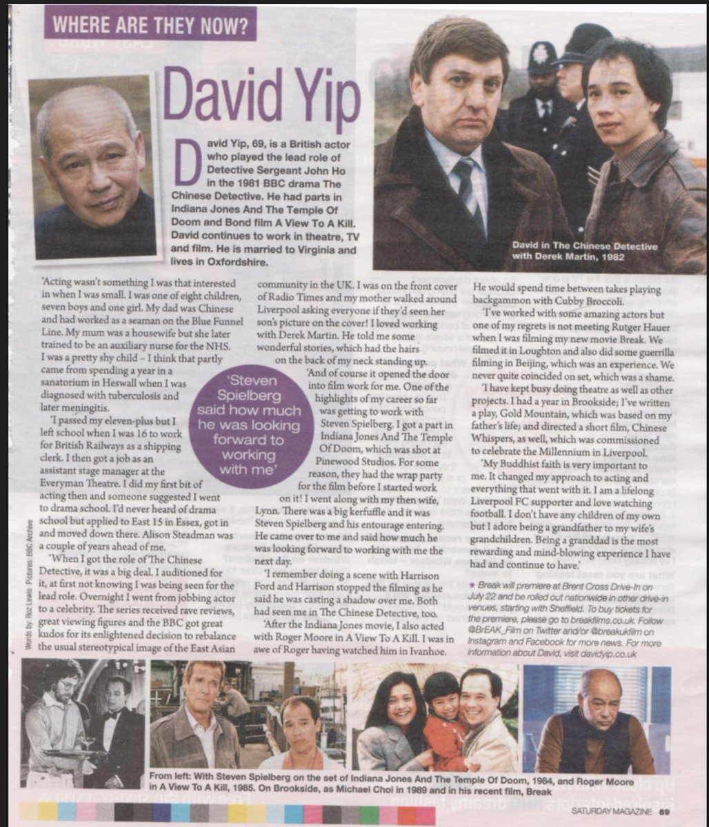 BrEAK_Film's tweet photo. Fantastic interview in @saturdaymagazine with our leading actor #DavidYip. From #stevenspielberg to #JamesBond Beautiful read! David gives a stunning performance in #Breakukfilm
#Hargenant #AlphaOmegaSecurities #breakfilm #uk #film #snooker #thriller #movie #premiere #redcarpet https://t.co/RonDEBLROB