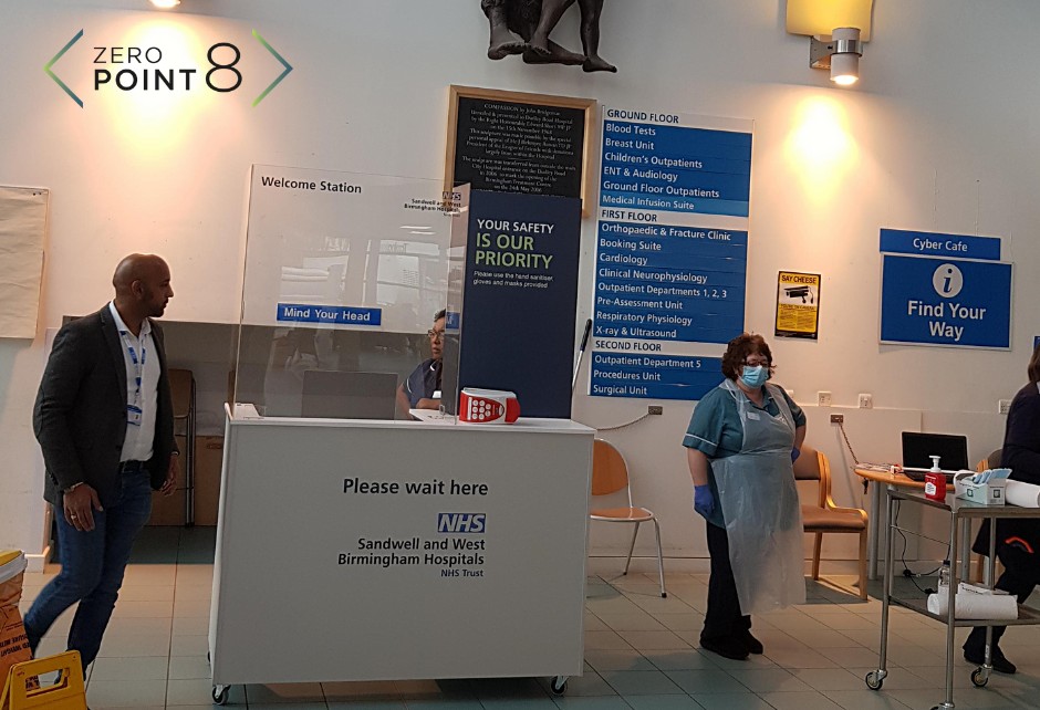 0Point8's tweet photo. We have just completed work installing a welcome stations at Sandwell &amp; West Birmingham hospitals. Each station plays an important role in the continued fight against #Covid19.
Contact our expert to find out how we help your business
📞01384 238282
✉️Samantha.green@point8.co.uk https://t.co/eWiDsoc7Wv