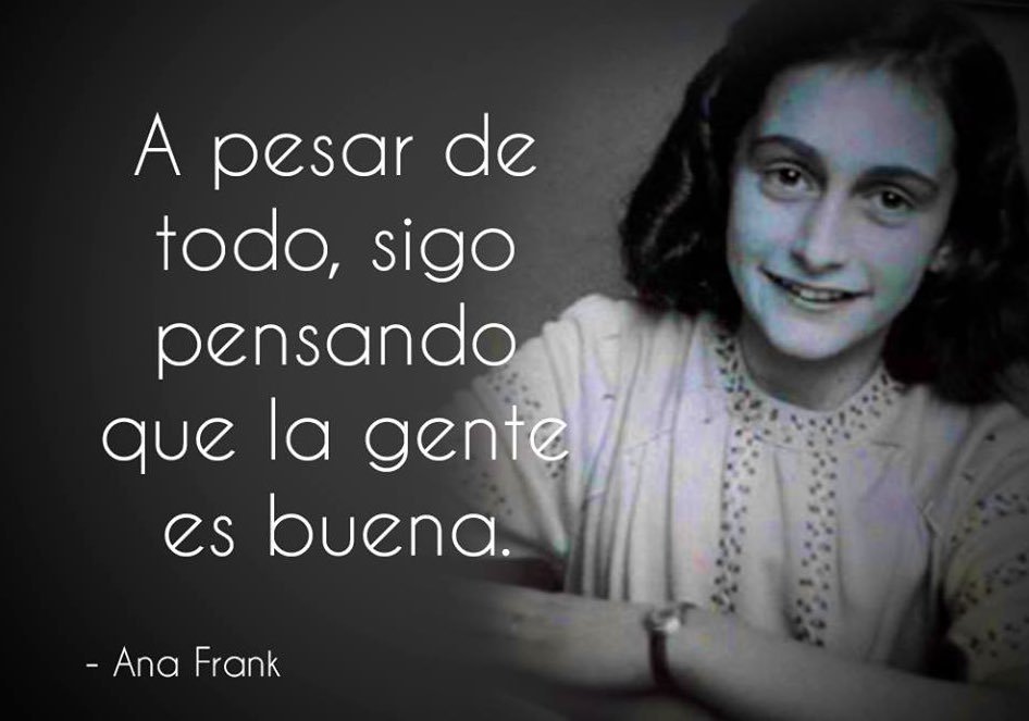 AMOTTAPANAMA's tweet photo. “A pesar de todo, sigo pensando que la gente es buena.”
Ana Frank

#SabiduríaJudía

#TodosSomosUno https://t.co/2lVztB6HoW