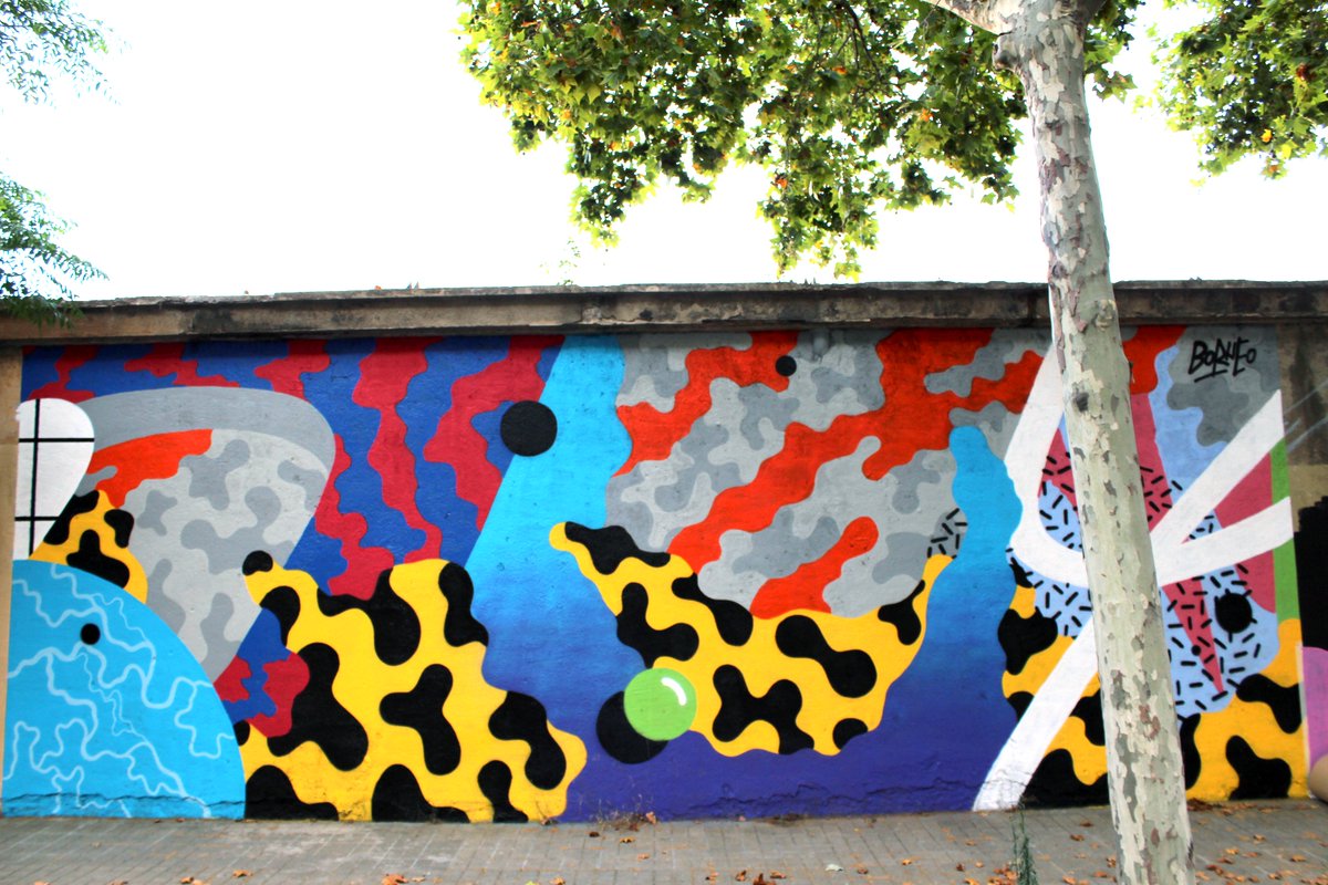 Here there are some images of the artwork that <a href="/Borneomodofoker/">Borneo Modofoker</a>  performed within the framework of Wall Lab programme.

<a href="/bcncultura/">Barcelona Cultura</a> <a href="/BCN_SantAndreu/">BCN_SantAndreu</a>