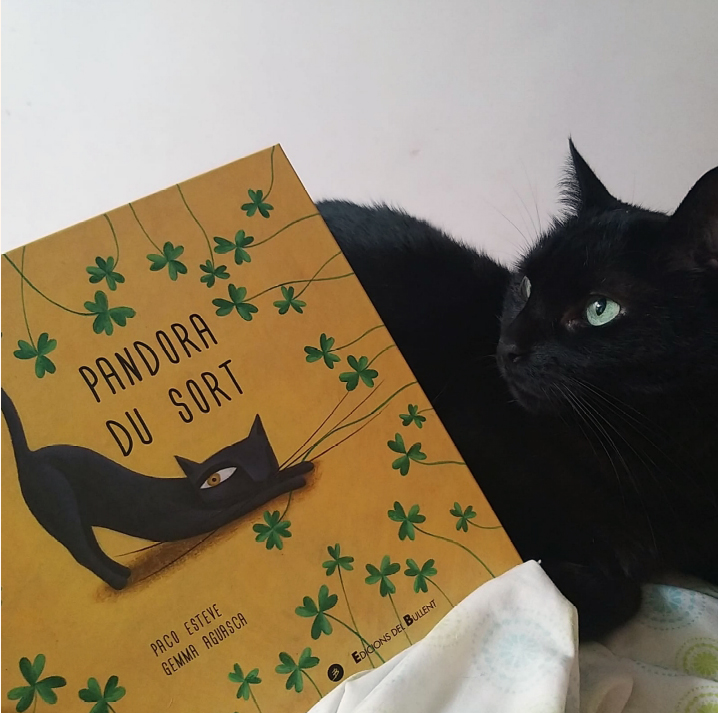 BullentEdicions's tweet photo. Pandora era una gata negra una mica supersticiosa. Però... qui diu que els gats negres duen mala sort?
"Pandora du sort", de @onparledada i Gemma Aguasca és un llibre molt bonic i una crida a adoptar i a no discriminar pel color (ni als gats, ni a ningú).
https://t.co/6E02C9Cjxg https://t.co/zRifxp9qaZ