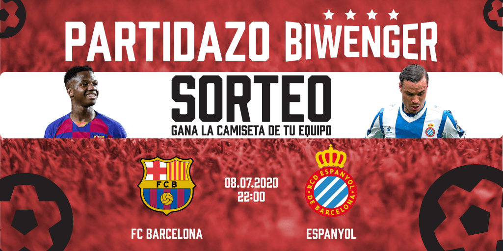 biwenger's tweet photo. 🚨 FC Barcelona - RCD Espanyol, El Partidazo Biwenger 

📝 Requisitos:

📲 Síguenos + Rt

⚽️ Da un resultado

⏰ Hasta el miércoles a las 22:00h. El jueves se hará un sorteo entre los acertantes de las 3 redes sociales

👉 La previa de @Espanyol_guia: https://t.co/LtvCFi2yYz https://t.co/UJ1Ieyv4wc