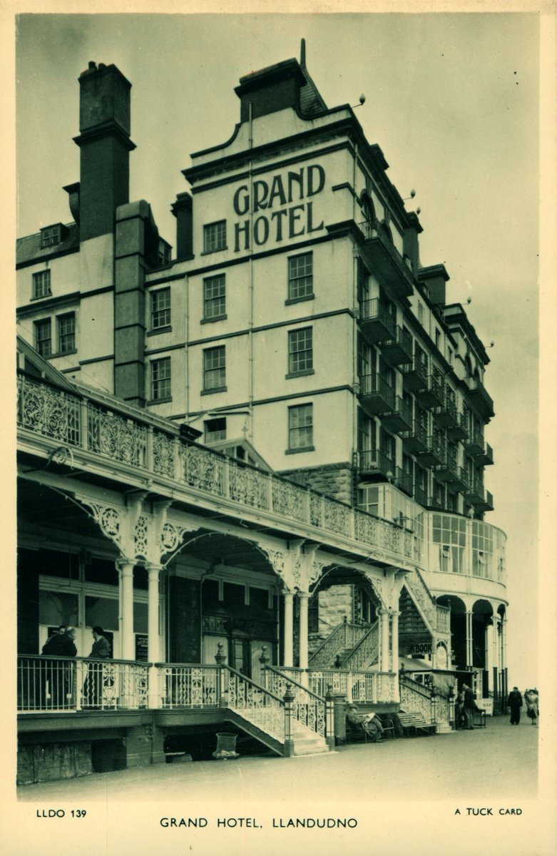 I expect you are wondering why I call the Llandudno Grand Hotel the “Welsh Ritz” in my book, there is a very good reason read on to find out more… #seaside  #history  #Llandudno  #wales