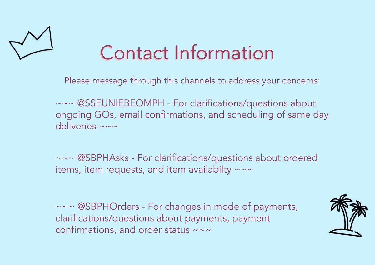 sseuniebeomph's tweet photo. #SBPHFAQs 🐥

👉🏻 SBPH Schedule

Please check this for the timeline of the processing of your orders. ✨

Please make sure to read the information given. If you have any additional questions, please contact me in the appropriate channels indicated. 💚

Thank you so much! 🙏🏼 https://t.co/KPCqvb4aVP