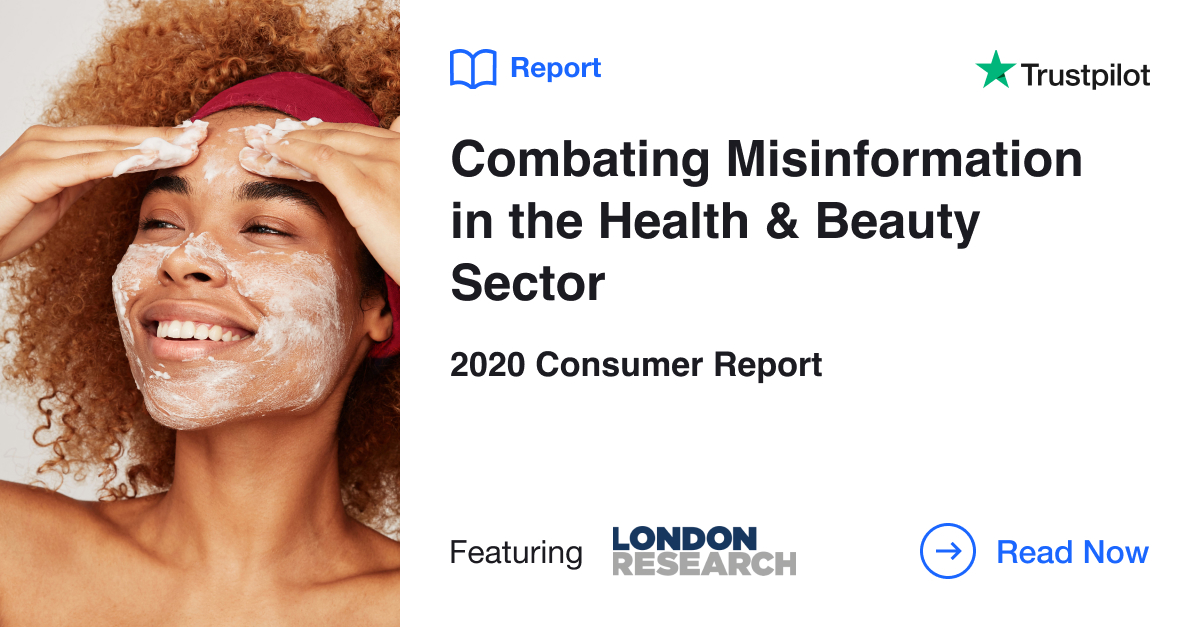 Trustpilot's tweet photo. Buying the right #health and #beauty products can be a minefield even at the best of times, and in many cases, lots of #consumers are wasting money each day due to fake #reviews. Find out who the public can trust for advice in our latest #report. https://t.co/8qfoHMqQJN https://t.co/ZTDyYzlVkp