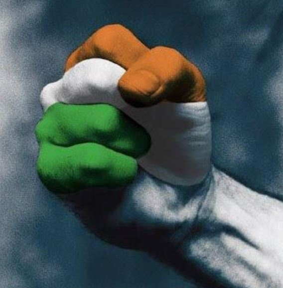 Sum1tPaliwal's tweet photo. Militarily, 
Diplomatically,
People's Nationalism,
Economically,
Informationally,

Uniting👊these all five fingers we can defeat any enemy.

#indiachinastandoff 
#IndiaPushesBackChina 
#IndianArmy #India
#UnityInSpirit 
#AtmaNirbharBharat https://t.co/BNXqYJ7dpR