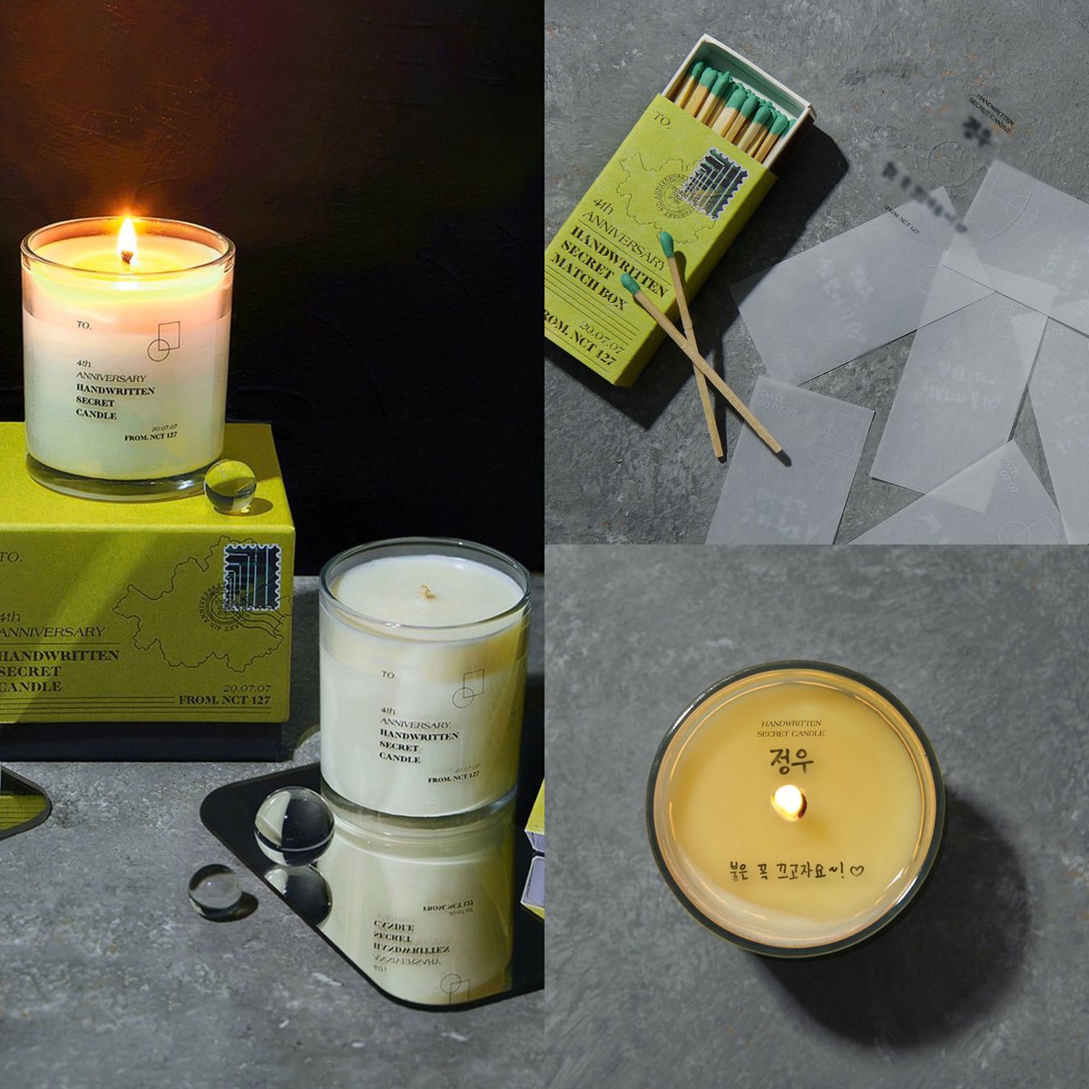 tzexin0616's tweet photo. 【MY GO】
NCT 127 4th ANNIVERSARY 💚 Offical MD
⏰Duedate: 7/7 9AM
Glass & Muddler set: RM110
Tea Case: RM80
Secret Candle set+Match: RM198
Secret Candle set: RM180
Water Ball: RM190
✅Included international shipping fee
📦Local shipping fee: RM8(WM)/RM15(EM)
🔹️DM to order https://t.co/yIU1nFLLeW