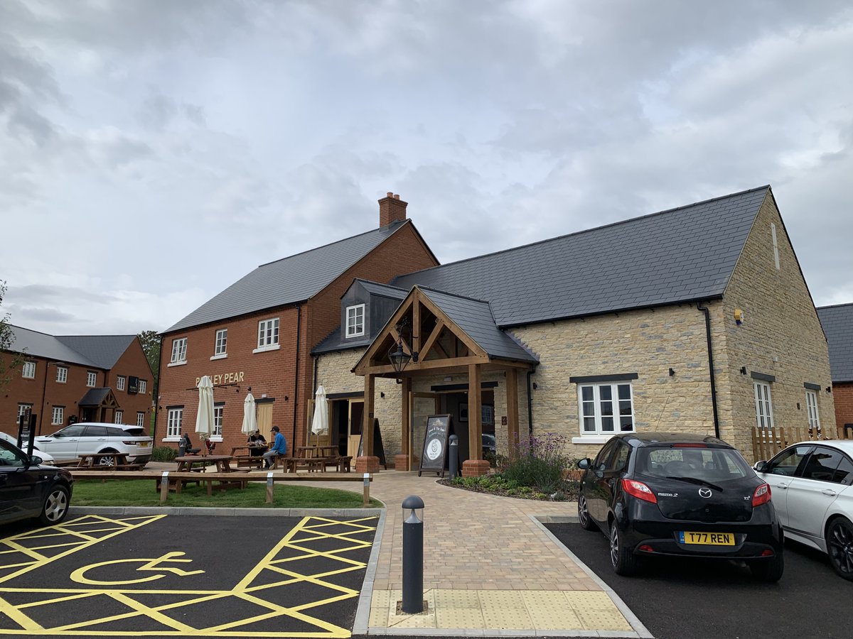 Nearly after a year on from opening the Paisley Pear Marston's public house and Marston's Inn at Brackley will finally be open again. JWA Architects Ltd and Barnes Construction wish all the staff and customers all the best for the future.

#jwaarchitects #pub #Inn #architecture