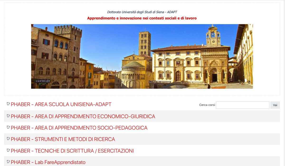Sono aperte fino al 25 luglio le iscrizioni al dottorato in #Apprendimento #Innovazione #Lavoro. Per l'area lavoristica <a href="/ADAPTland/">ADAPTLAND</a> finanzia 4 borse e 8 apprendistati di alta formazione. Auspichiamo la massima partecipazione. Per info sui progetti di ricerca: Tiraboschi@unimore.it