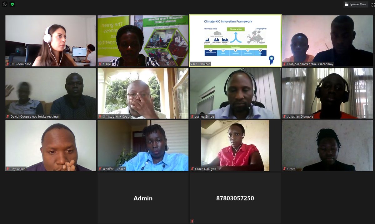 REBiLimited's tweet photo. Climatelaunchpad2020 happening now in Uganda with mean the first eight teams with the coaches and the trainer #ParrisThomas it's on now @ClimateLaunch #CLP20 @ClimateKIC https://t.co/PxXPKKuryg