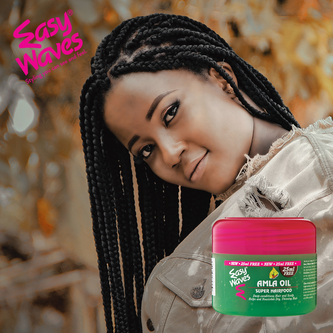 EasyWavesSA's tweet photo. Protective style? Check.

Nutrients and hydration? Sorted with Easy Waves.

Like the rest of your hair, your scalp and roots need moisture, especially during winter. Our Amla Hair Food is there to protect your hair and promote healthy growth through the drier months 🍃 https://t.co/BBHjDuK9Og