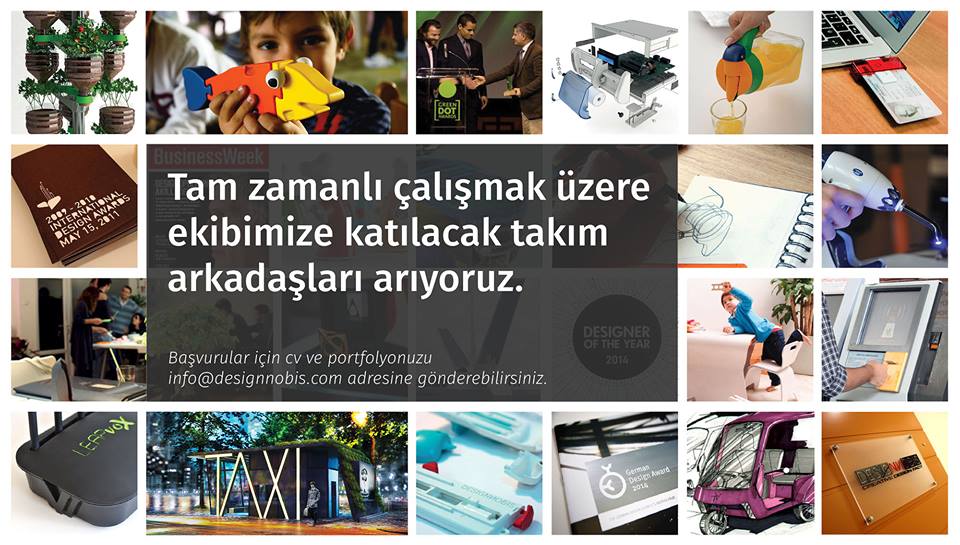 Designnobis's tweet photo. Ekibimizde tam zamanlı görev almak üzere Endüstri Ürünleri Tasarımı bölümlerinden mezun takım arkadaşları arıyoruz. İlgilenen adaylar cv ve portfolyolarını info@designnobis.com adresine iletebilir. #tasarim #endüstriyeltasarim #isilani #cv https://t.co/iMeI9KGCzw