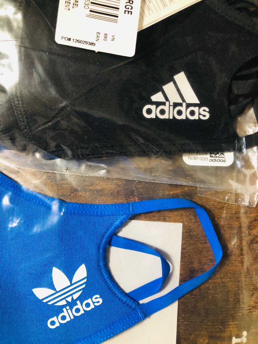 mokit's tweet photo. adidasマスク届いた https://t.co/zg6NMsYzlO