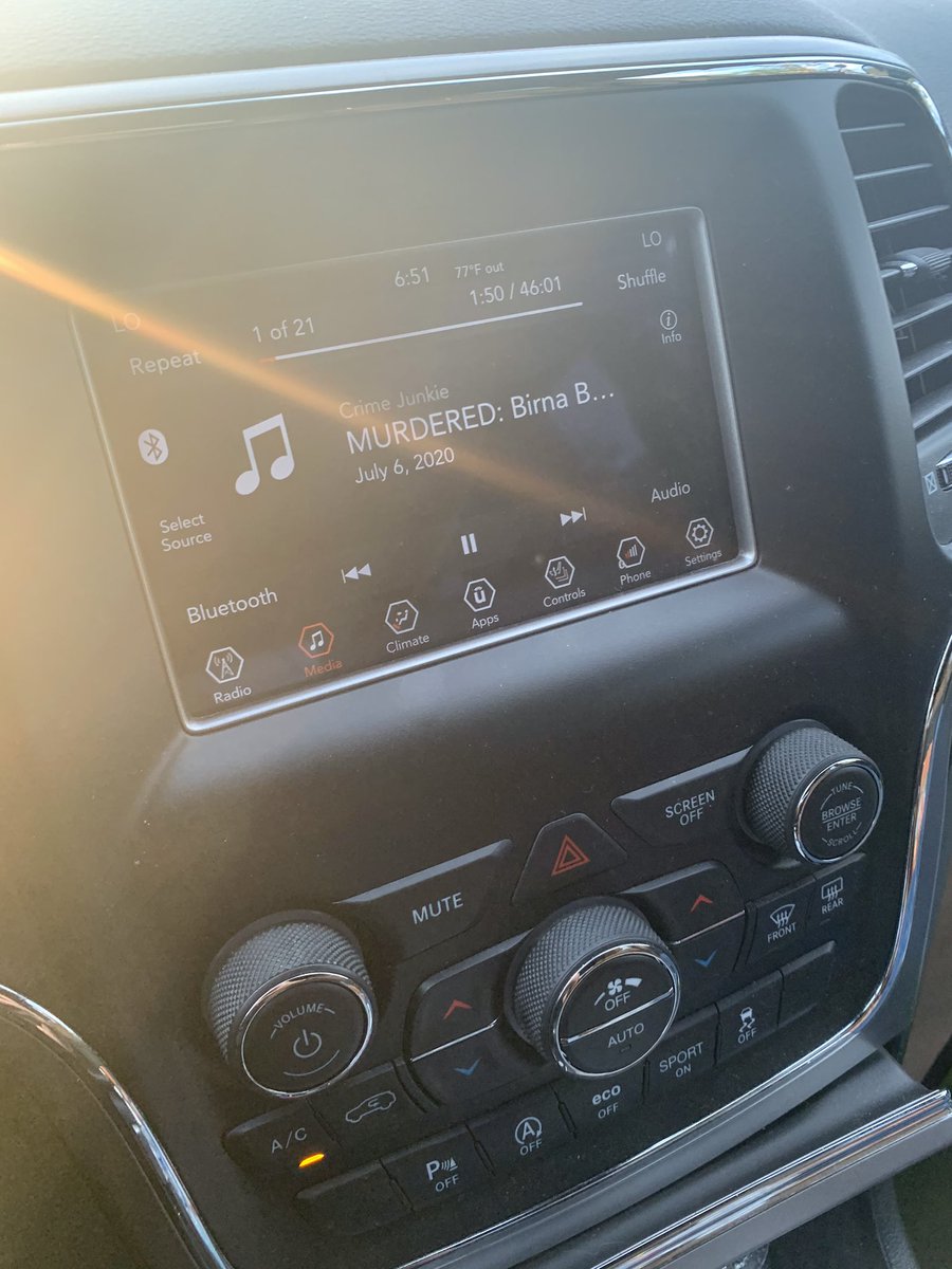 dakattz's tweet photo. @CrimeJunkiePod you asked where we all were listening from!!!...from my car on my way to work this mon morn in michigan!! https://t.co/5BNkzcZO5e