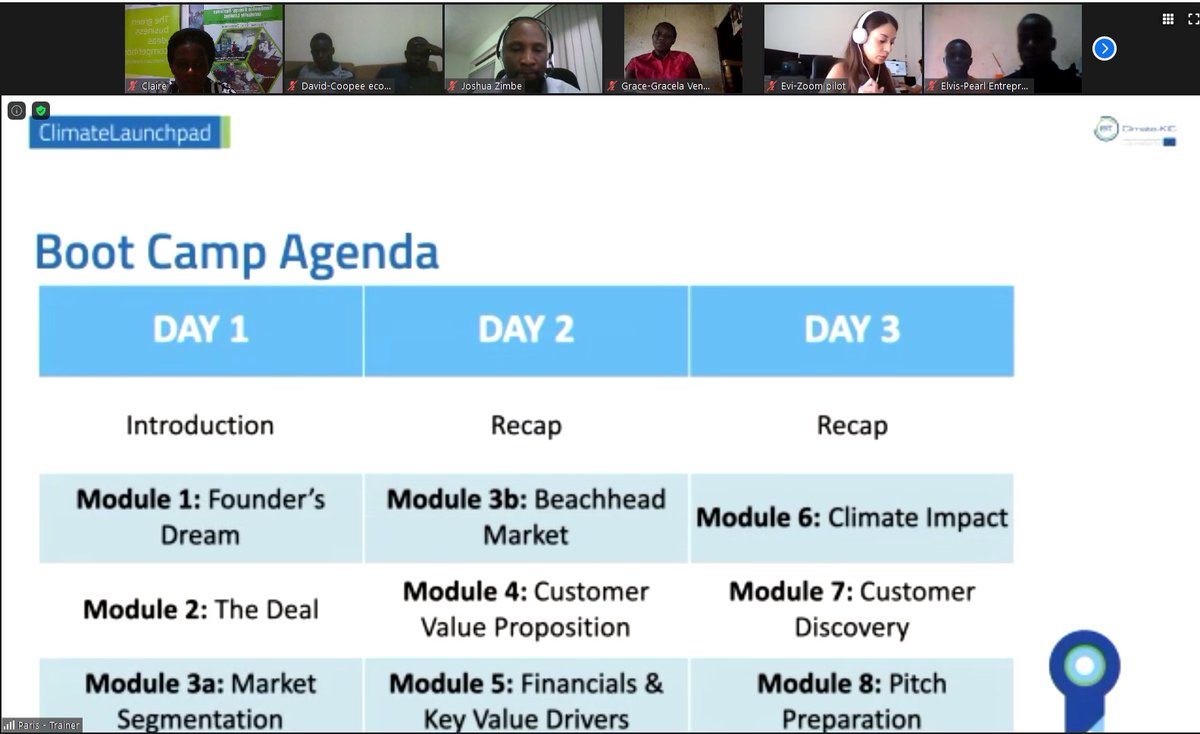 REBiLimited's tweet photo. Dream it we nurture it into a business The Green Business ideas competition the bootcamp is on @ClimateLaunch #REBiLimited https://t.co/RGrLfmL9K6
